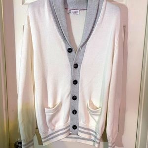 Brunello Cucinelli Men’s White Cardigan